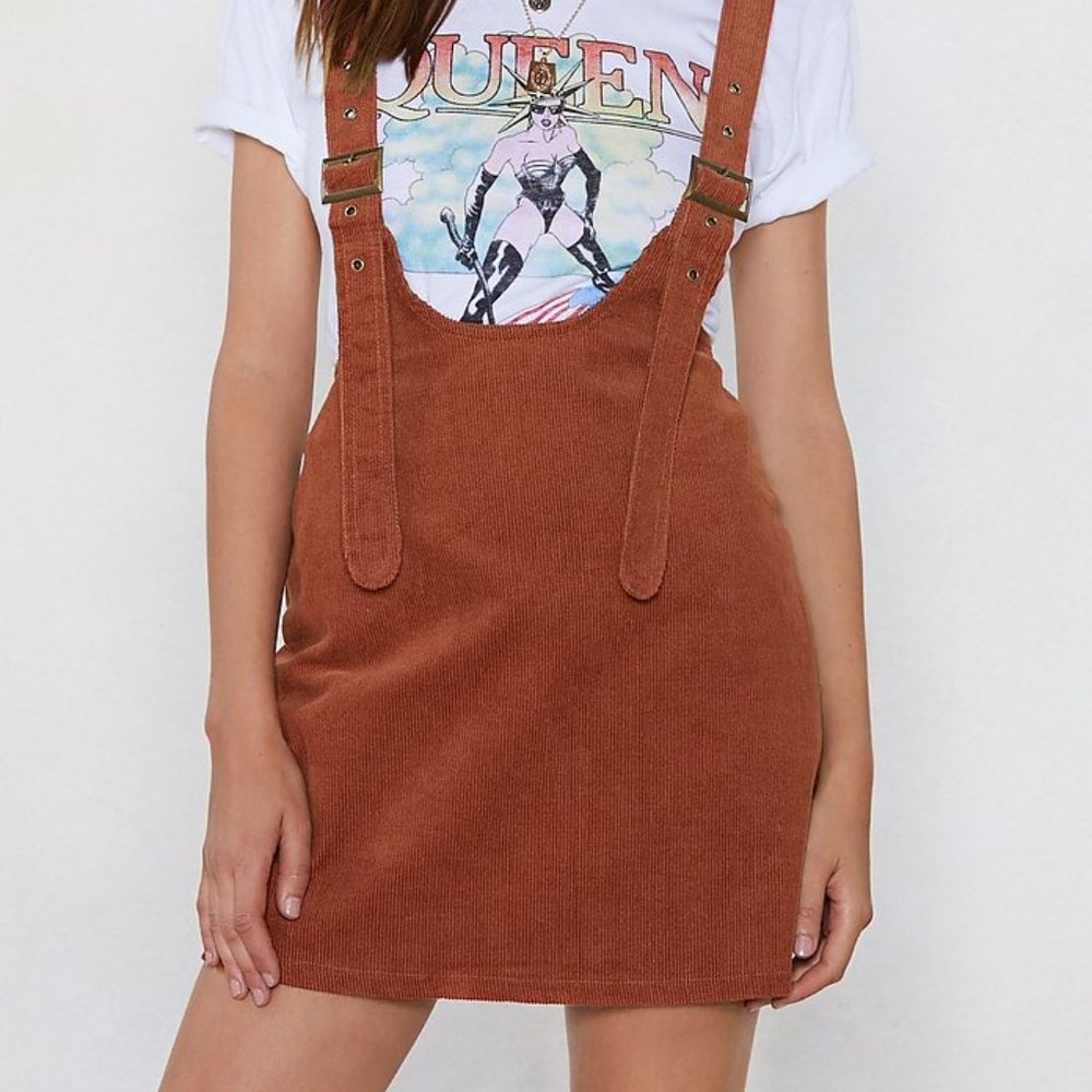 NASTY GAL PINAFORE DRESS